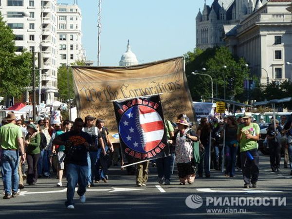 Pacifists, hippies and other crusaders against “financial terrorism” in the U.S. - Sputnik International