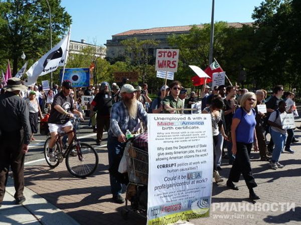 Pacifists, hippies and other crusaders against “financial terrorism” in the U.S. - Sputnik International