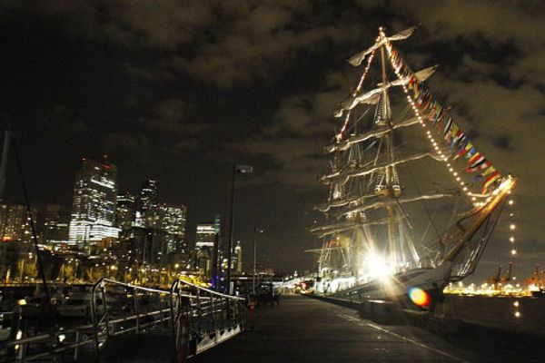 The frigate Pallada sailing the Pacific  - Sputnik International