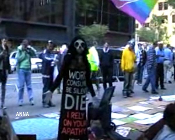 Wall Street protesters set up a field kitchen and first-aid post - Sputnik International