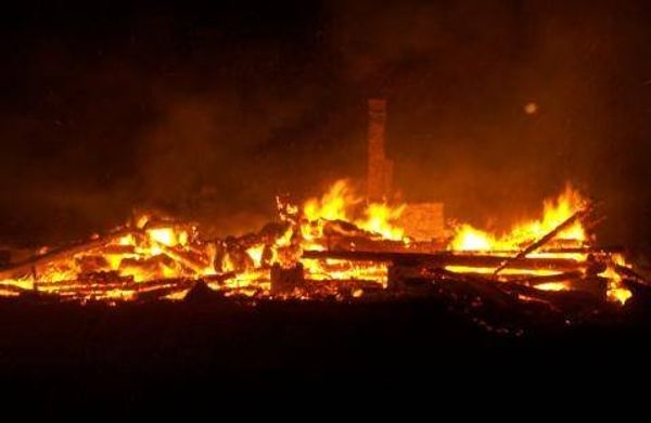 Fire that destroyed an old people’s home in the Kostroma Region - Sputnik International