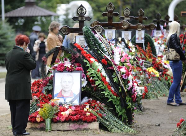 Hockey team to be remembered in Yaroslavl on 40th day since crash - Sputnik International