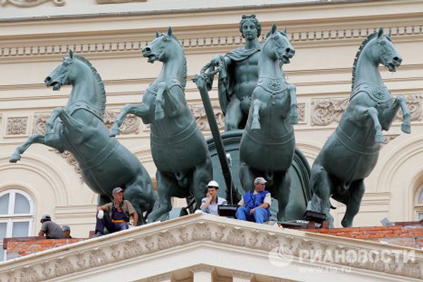 From the basement to Apollo’s wreath, Bolshoi Theater restored   - Sputnik International