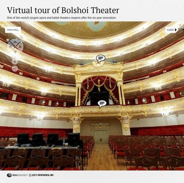 Virtual tour of Bolshoi Theater - Sputnik International