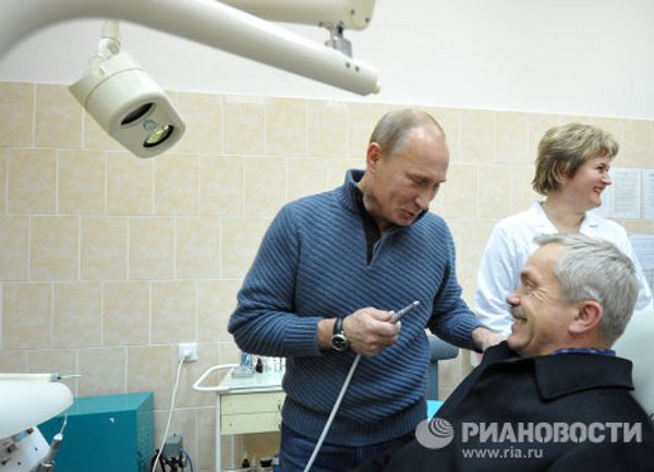 Vladimir Putin pays a working visit to Belgorod Region Vladimir Putin pays a working visit to Belgorod Region - Sputnik International