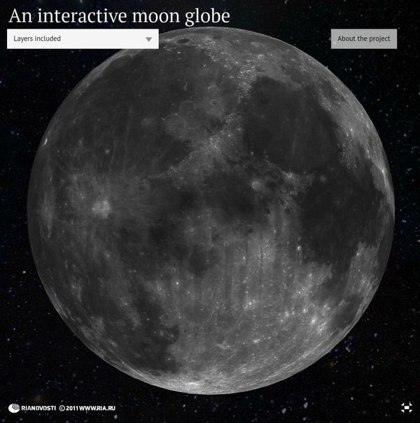 An interactive Moon globe An interactive Moon globe - Sputnik International