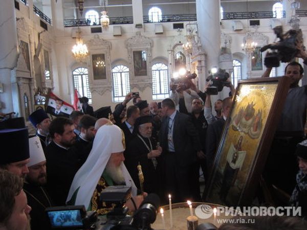 Patriarch of Russia visits Syria, Lebanon - Sputnik International