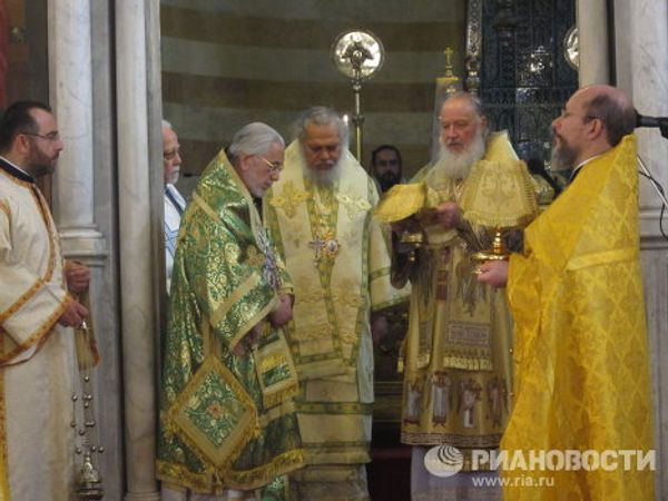 Patriarch of Russia visits Syria, Lebanon - Sputnik International