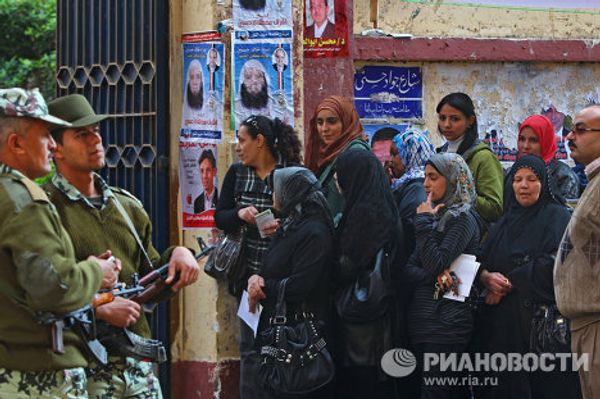 Lines at Cairo’s voting stations Lines at Cairo’s voting stations - Sputnik International
