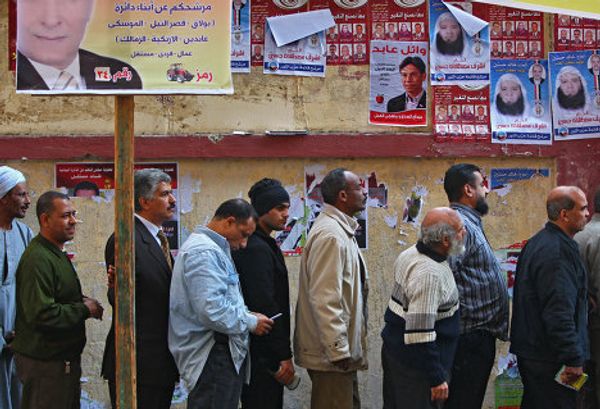 Lines at Cairo’s voting stations Lines at Cairo’s voting stations - Sputnik International