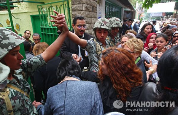 Lines at Cairo’s voting stations Lines at Cairo’s voting stations - Sputnik International