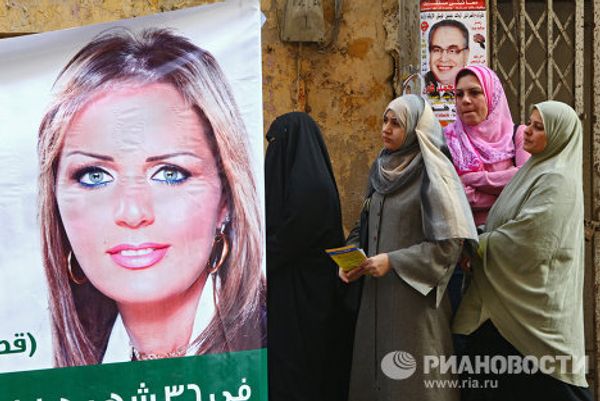 Lines at Cairo’s voting stations Lines at Cairo’s voting stations - Sputnik International