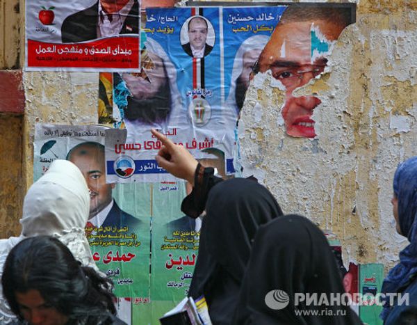 Lines at Cairo’s voting stations Lines at Cairo’s voting stations - Sputnik International