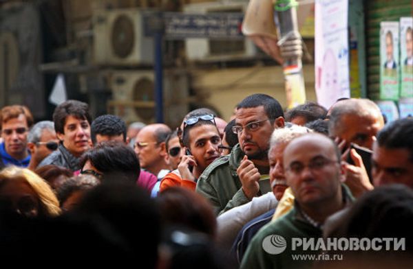 Lines at Cairo’s voting stations Lines at Cairo’s voting stations - Sputnik International