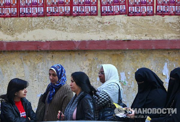 Lines at Cairo’s voting stations Lines at Cairo’s voting stations - Sputnik International
