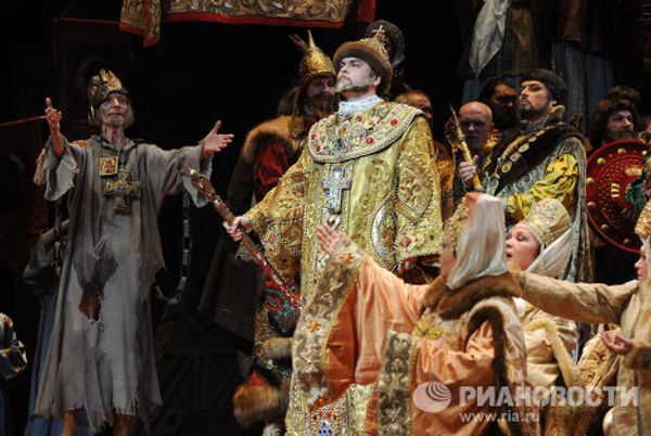 Opera Boris Godunov returns to renovated Bolshoi Theater Opera Boris Godunov returns to renovated Bolshoi Theater - Sputnik International