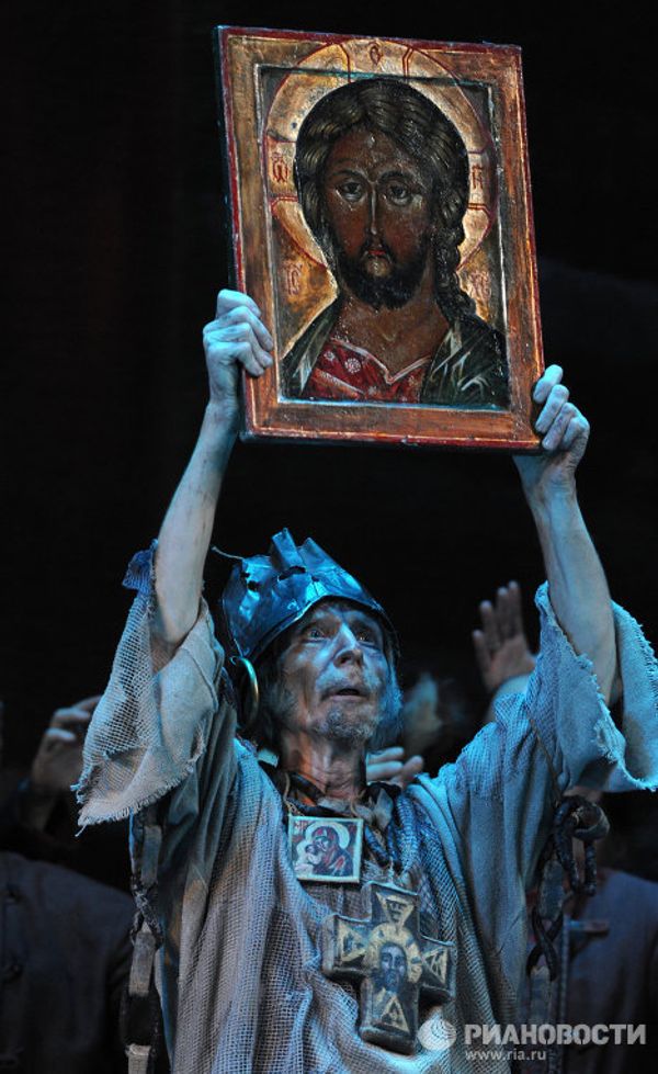 Opera Boris Godunov returns to renovated Bolshoi Theater Opera Boris Godunov returns to renovated Bolshoi Theater - Sputnik International