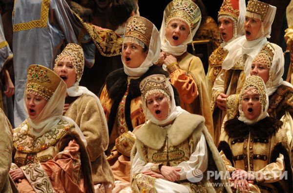 Opera Boris Godunov returns to renovated Bolshoi Theater Opera Boris Godunov returns to renovated Bolshoi Theater - Sputnik International