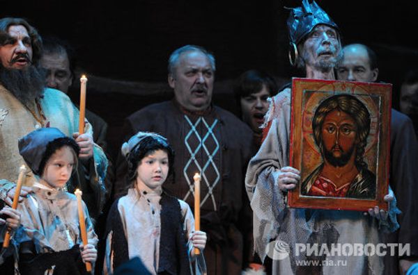 Opera Boris Godunov returns to renovated Bolshoi Theater Opera Boris Godunov returns to renovated Bolshoi Theater - Sputnik International