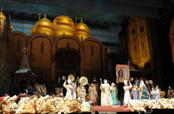 Opera Boris Godunov returns to renovated Bolshoi Theater Opera Boris Godunov returns to renovated Bolshoi Theater - Sputnik International