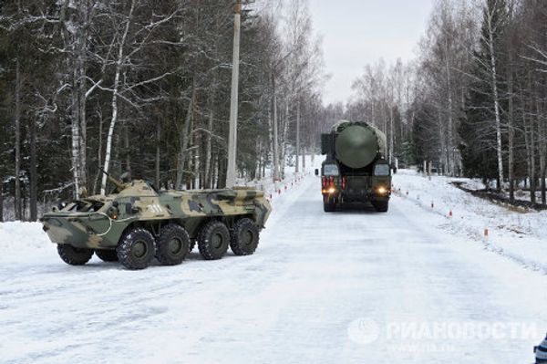 Yars ballistic missile systems in Central Russia  - Sputnik International