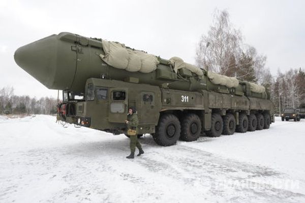 Yars ballistic missile systems in Central Russia  - Sputnik International