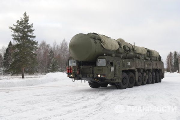 Yars ballistic missile systems in Central Russia  - Sputnik International