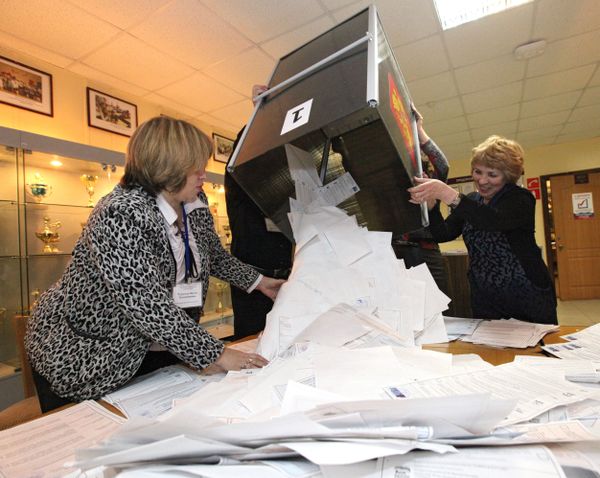 Ballots counting - Sputnik International