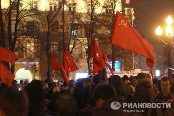 Russians rally against alleged election fraud - Sputnik International