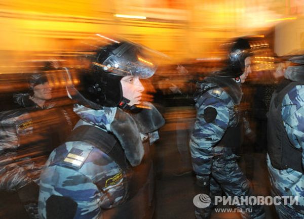 Second night of election protests in Moscow - Sputnik International