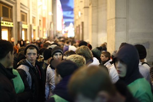 Second night of election protests in Moscow - Sputnik International
