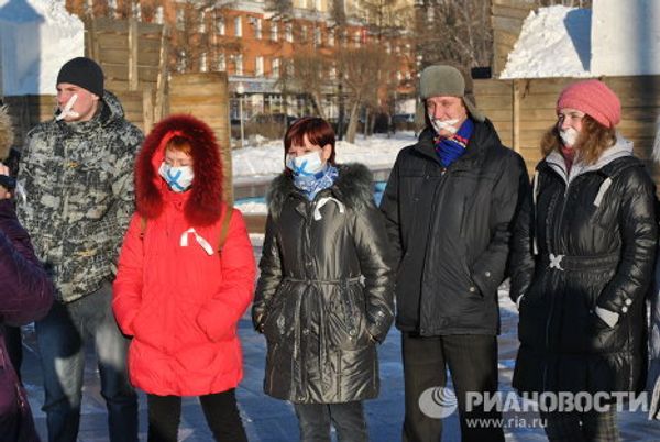 Demonstrations and rallies in Russian cities - Sputnik International