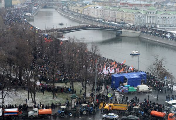 Protest rallies in Moscow and St. Petersburg - Sputnik International