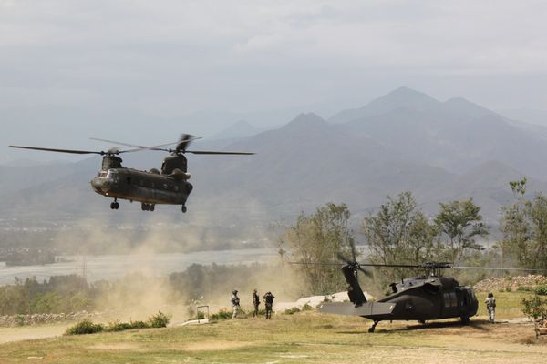 NATO helicopters in Pakistan - Sputnik International