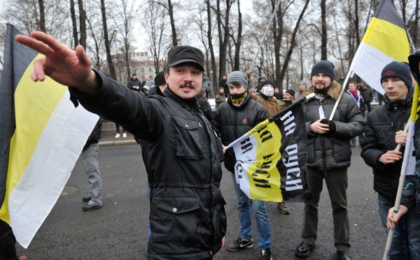 Russian nationalists stage rally in downtown Moscow - Sputnik International