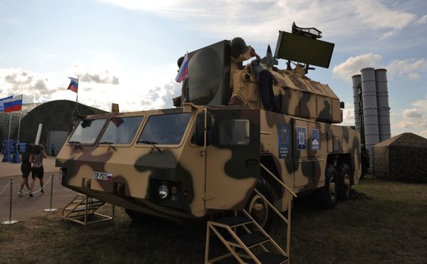 Battery of Tor-M2 air defense systems - Sputnik International