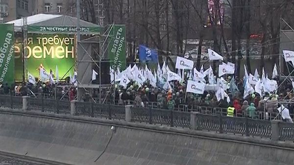Protests continue in downtown Moscow. Video from Bolotnaya Square - Sputnik International