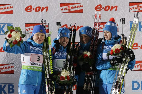 Anna Bogaliy-Titovets, Svetlana Sleptsova, Olga Zaitseva and Olga Vilukhina - Sputnik International