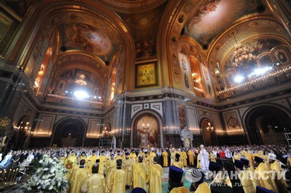 Russians celebrate Orthodox Christmas Russians celebrate Orthodox Christmas - Sputnik International