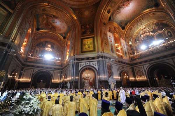 Christmas service at the Cathedral of Christ the Savior - Sputnik International