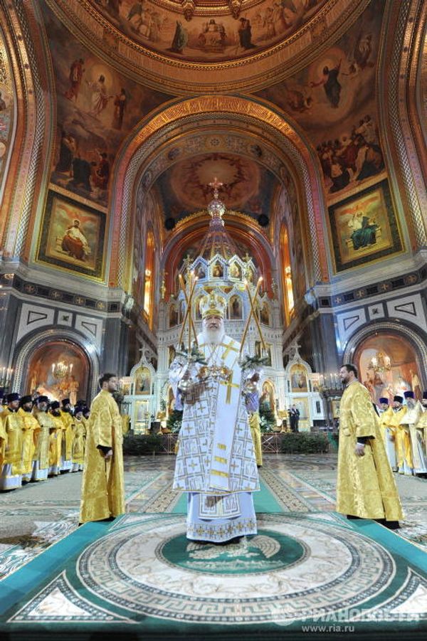 Russians celebrate Orthodox Christmas Russians celebrate Orthodox Christmas - Sputnik International