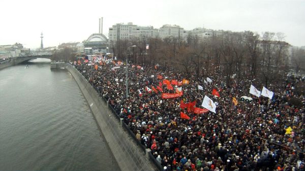 Demonstrations against alleged electoral fraud by United Russia party in Moscow - Sputnik International