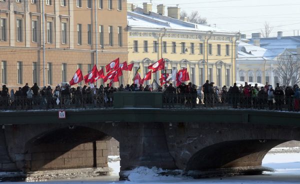 Thousands Rally Across Russia. Saint-Petersburg - Sputnik International