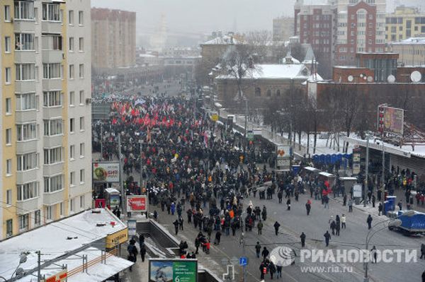 Pro-Putin and anti-Putin rallies in Moscow - Sputnik International