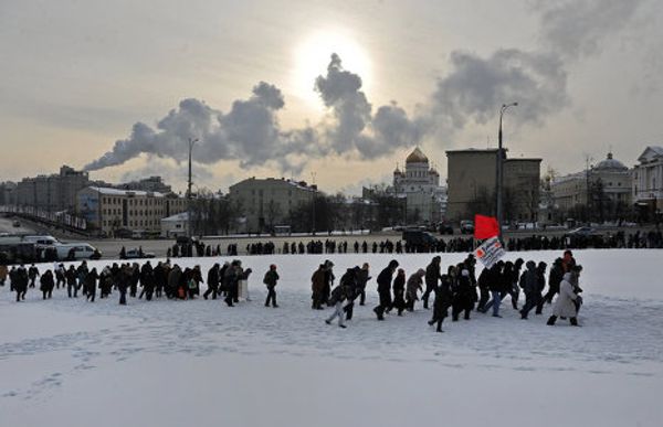 Pro-Putin and anti-Putin rallies in Moscow - Sputnik International