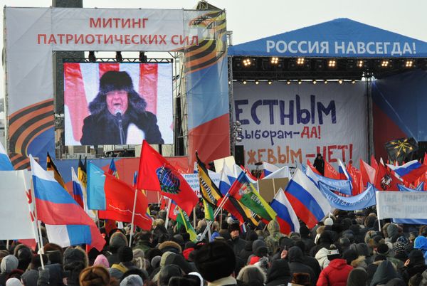Scores of Employees Told to Go to Putin Rally Scores of Employees Told to Go to Putin Rally - Sputnik International