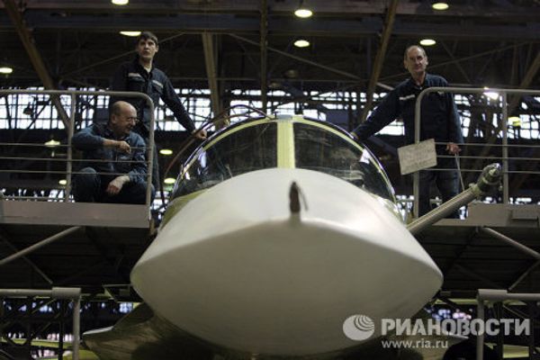 Workshops Where Sukhoi Su-34 Fullback Fighter-Bombers are Assembled - Sputnik International