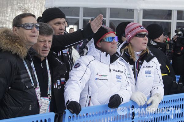 Dmitry Medvedev visits ski resort - Sputnik International
