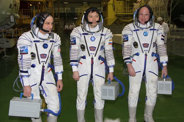Cosmonauts Don Pettit, Oleg Kononenko and Andre Kuipers - Sputnik International