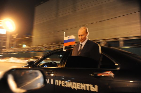 Some 2,000 Cars Took Part in Putin’s Support Rally in Moscow - Sputnik International